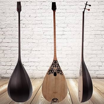 カザフスタン伝統弦楽器 ドンブラ / 民族楽器 / ケース付 / 中古美品 カザフスタン伝統弦楽器 ドンブラ / 民族楽器 / ケース付 / 中古